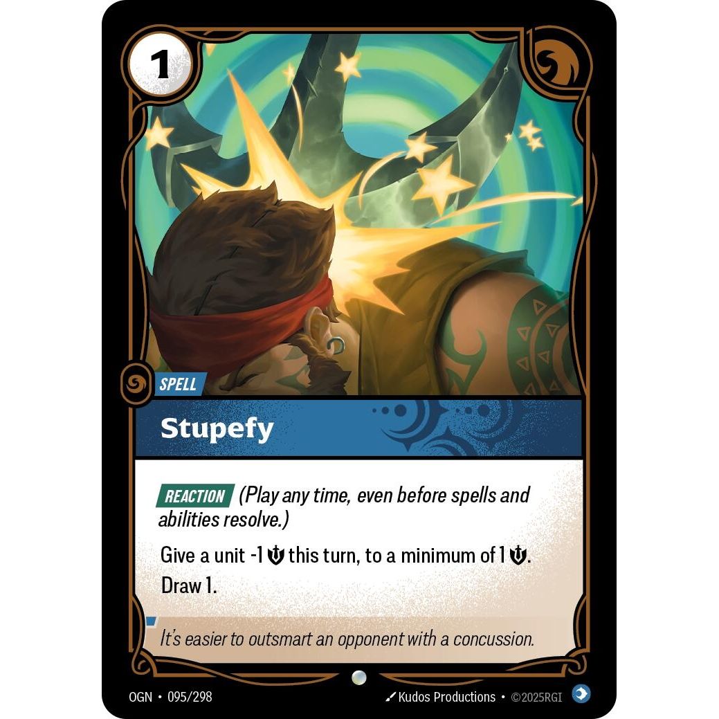 Image for Stupefy (095/298) (OGN) - Riftbound: League of Legends Trading Card Game