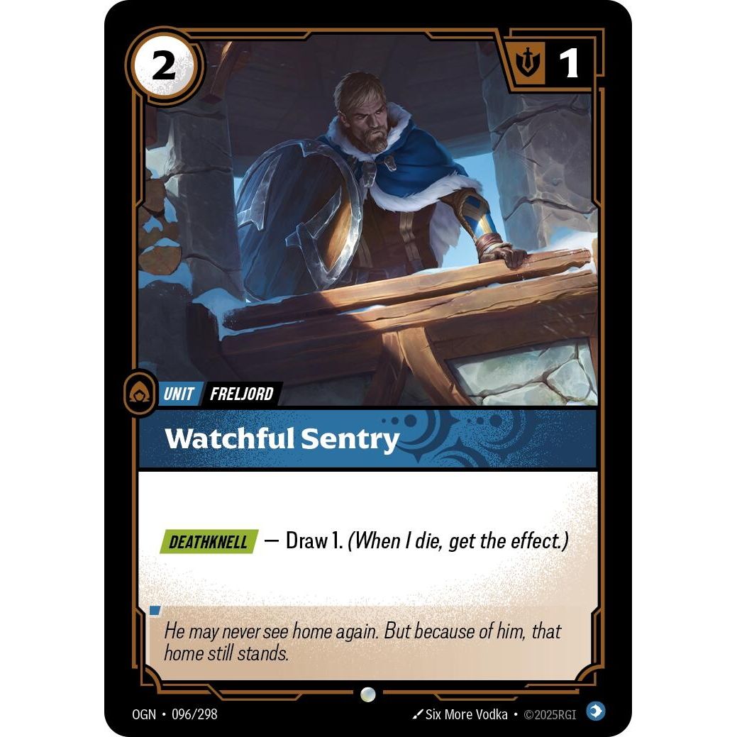 Image for Watchful Sentry (096/298) (OGN) - Riftbound: League of Legends Trading Card Game