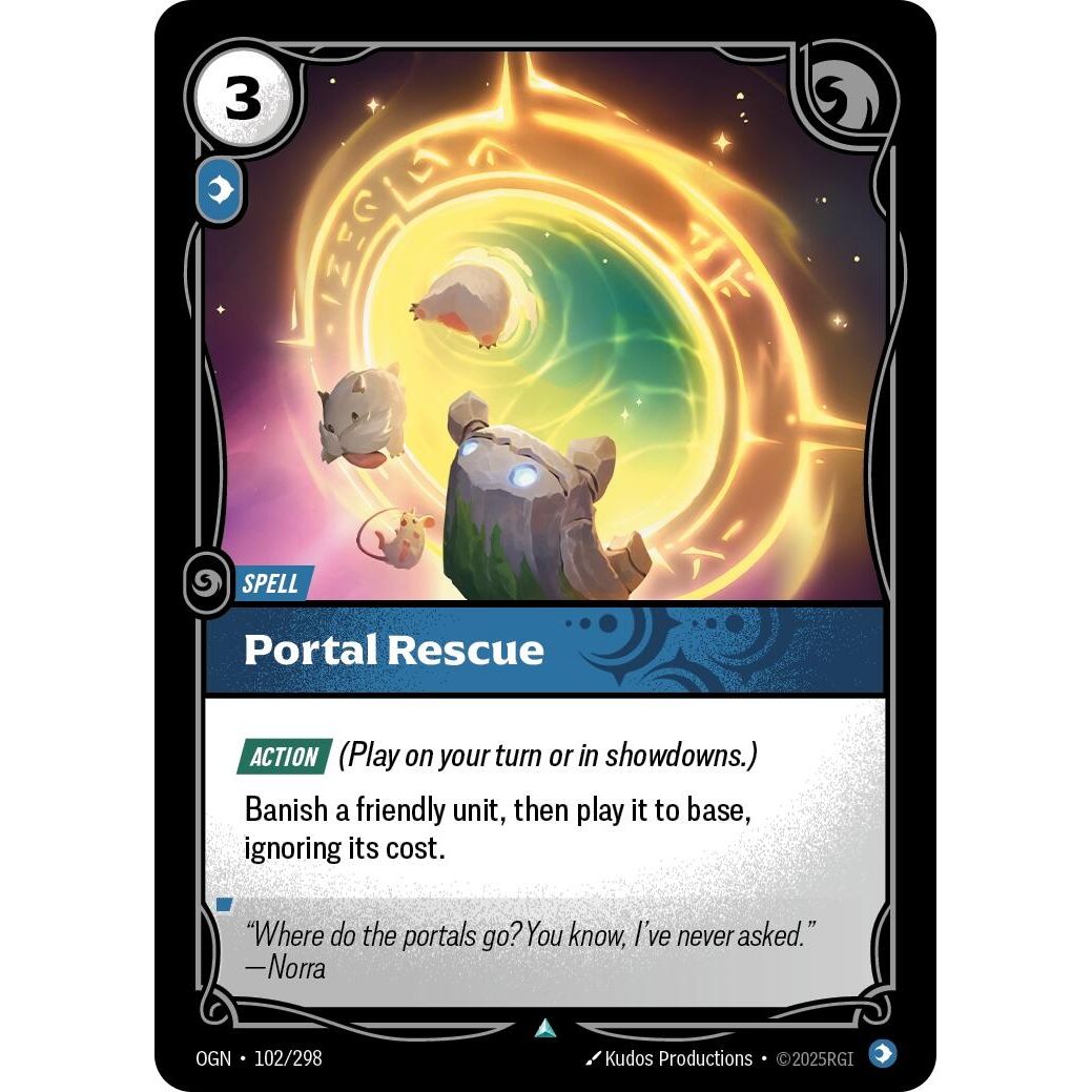 Image for Portal Rescue (102/298) (OGN) - Riftbound: League of Legends Trading Card Game