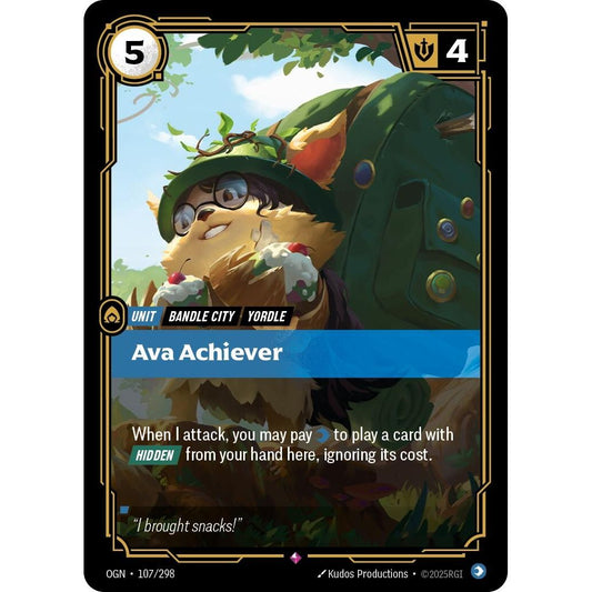 Image for Ava Achiever (107/298) (OGN) - Riftbound: League of Legends Trading Card Game