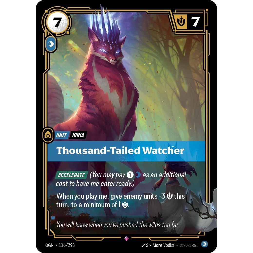 Image for Thousand-Tailed Watcher (116/298) (OGN) - Riftbound: League of Legends Trading Card Game