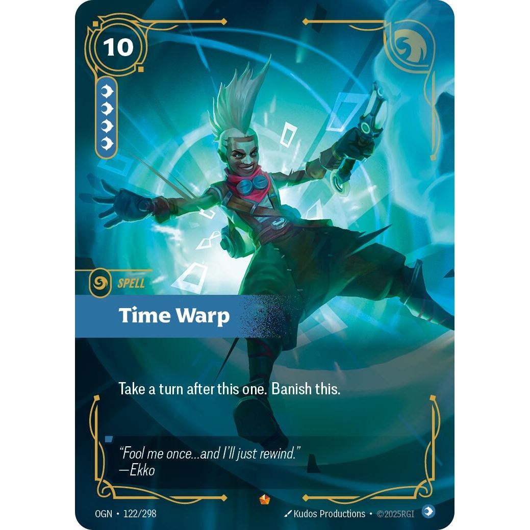 Image for Time Warp (122/298) (OGN) - Riftbound: League of Legends Trading Card Game