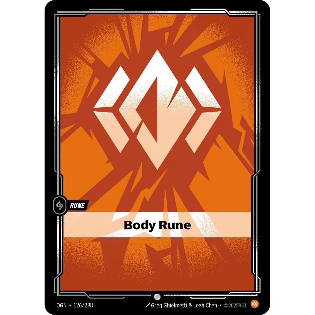 Image for Body Rune (126/298) (OGN) - Riftbound: League of Legends Trading Card Game