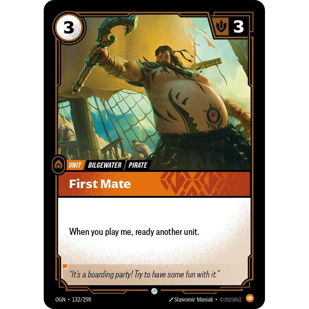 Image for First Mate (132/298) (OGN) - Riftbound: League of Legends Trading Card Game