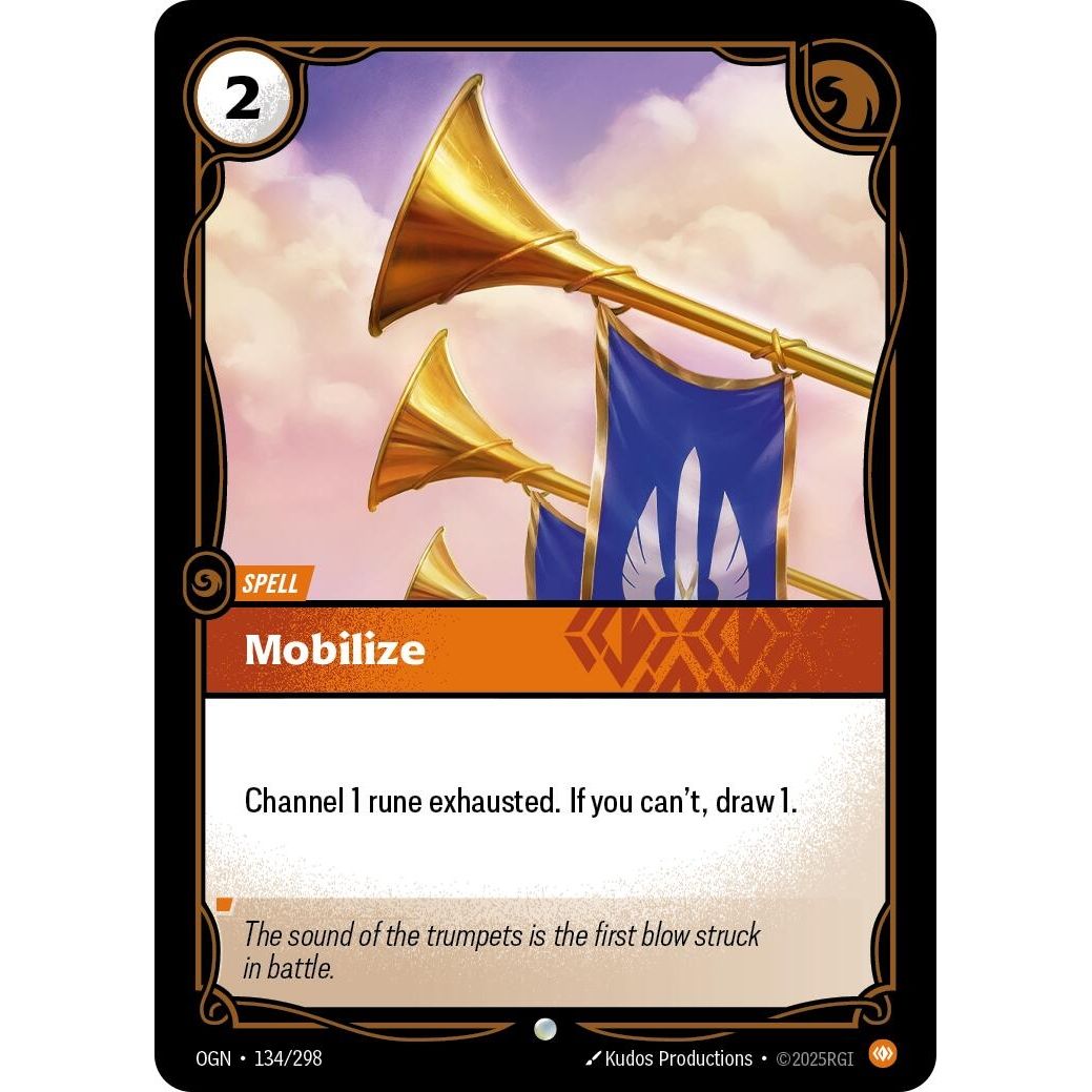 Image for Mobilize (134/298) (OGN) - Riftbound: League of Legends Trading Card Game