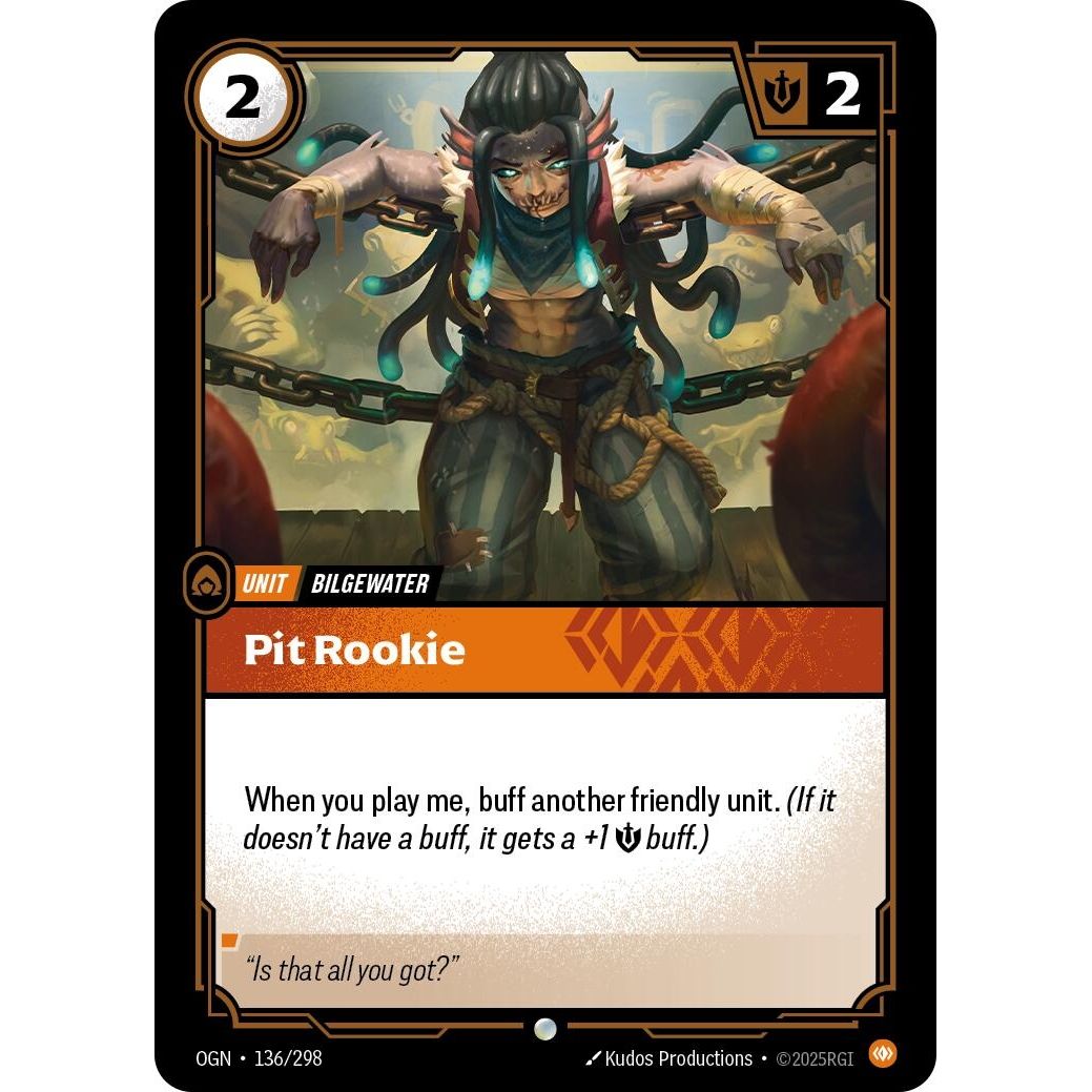 Image for Pit Rookie (136/298) (OGN) - Riftbound: League of Legends Trading Card Game