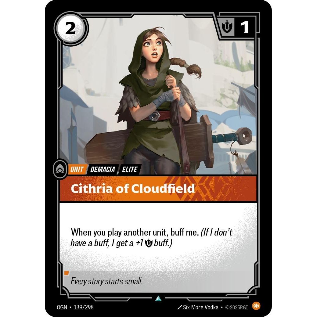 Image for Cithria of Cloudfield (139/298) (OGN) - Riftbound: League of Legends Trading Card Game