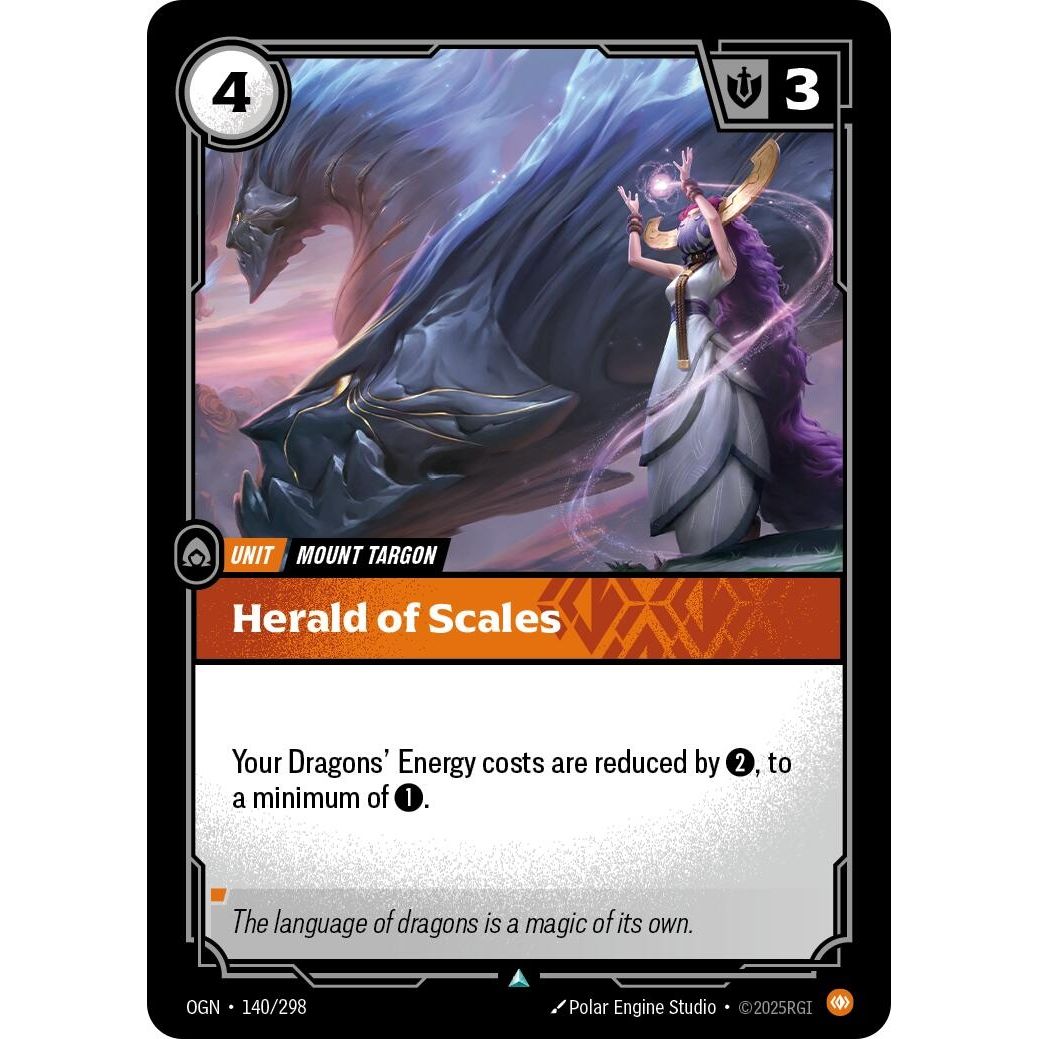 Image for Herald of Scales (140/298) (OGN) - Riftbound: League of Legends Trading Card Game
