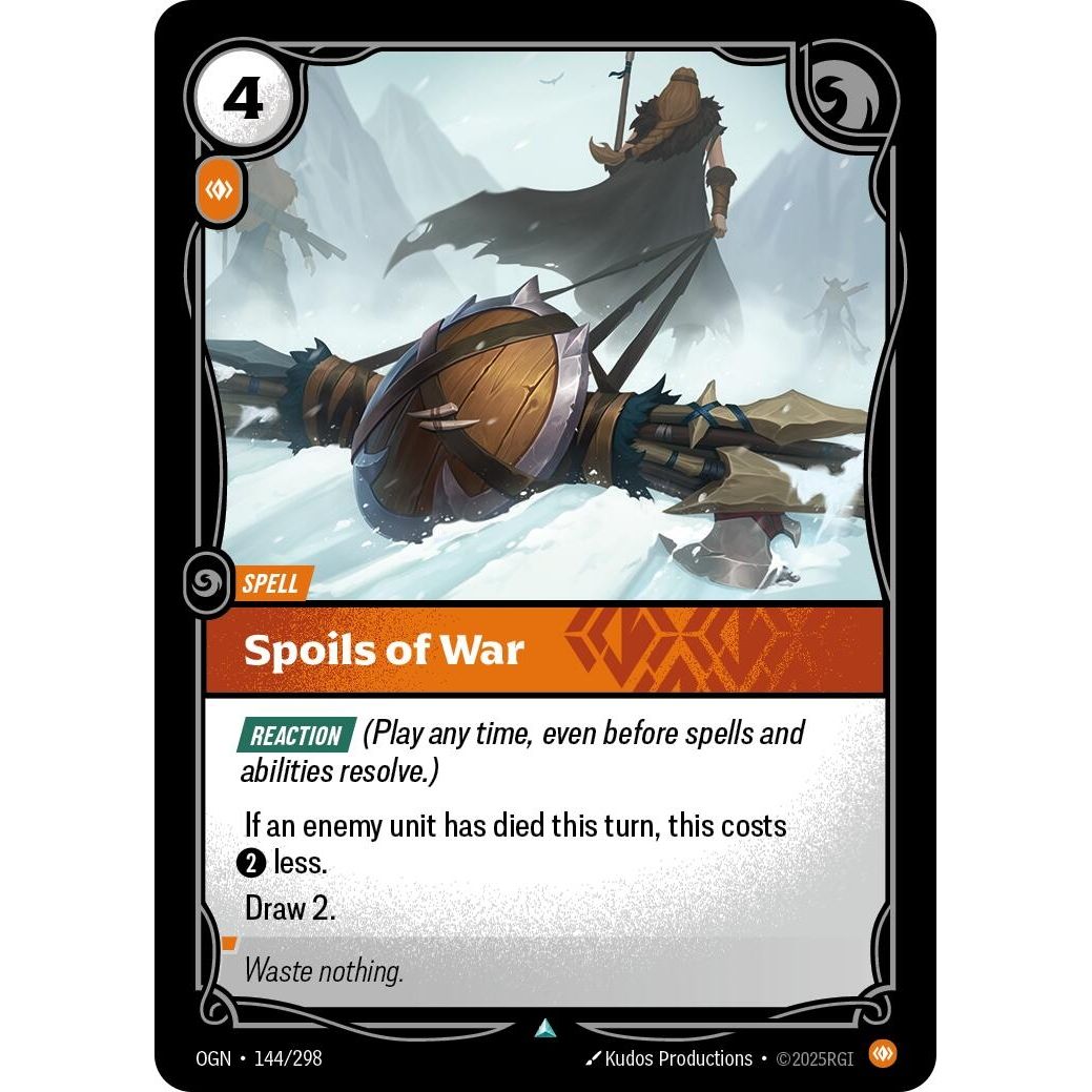 Image for Spoils of War (144/298) (OGN) - Riftbound: League of Legends Trading Card Game