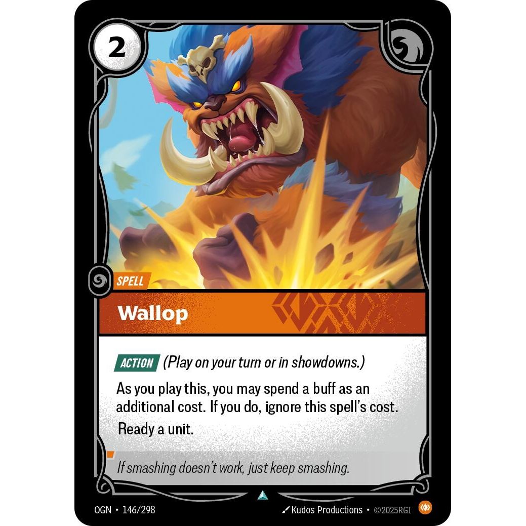 Image for Wallop (146/298) (OGN) - Riftbound: League of Legends Trading Card Game