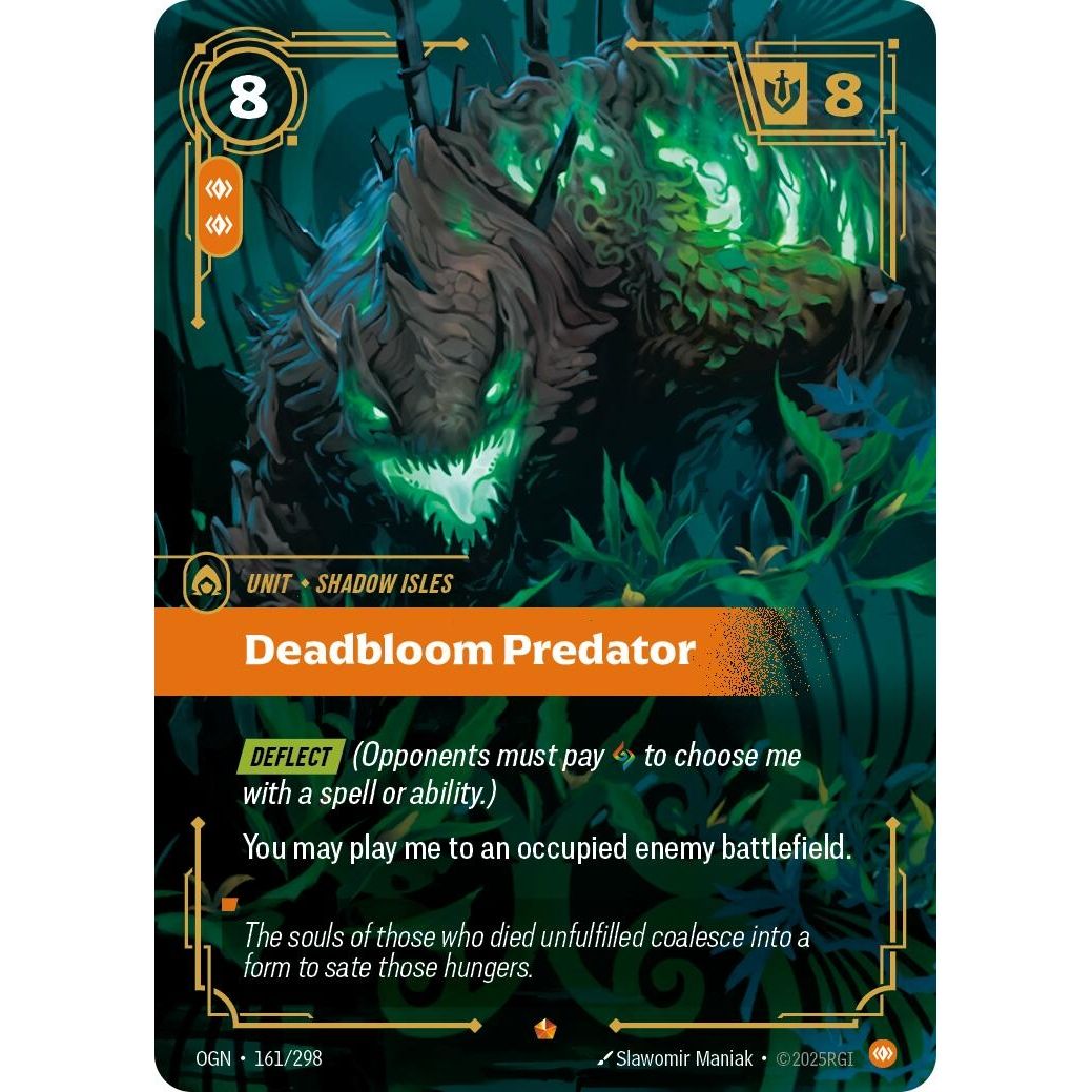 Image for Deadbloom Predator (161/298) (OGN) - Riftbound: League of Legends Trading Card Game