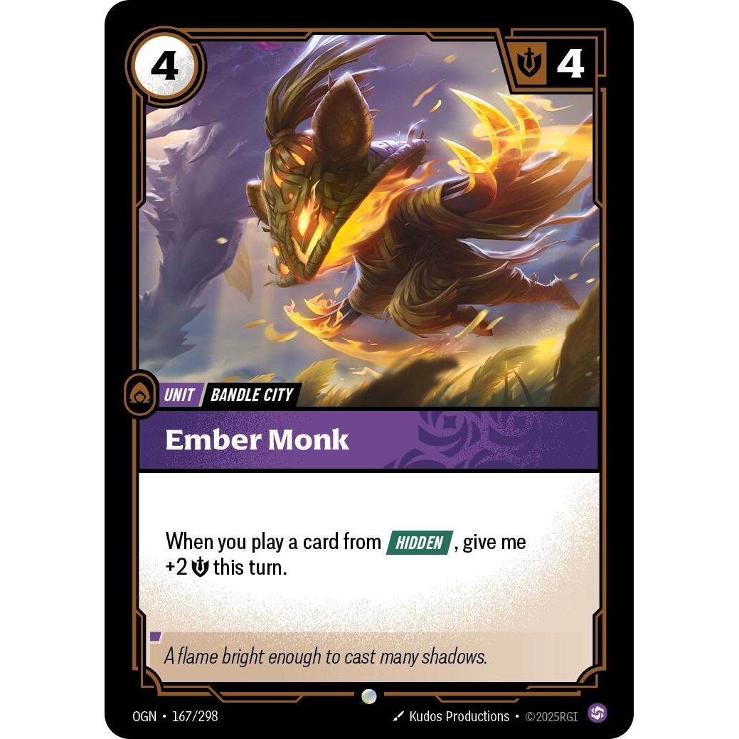 Image for Ember Monk (167/298) (OGN) - Riftbound: League of Legends Trading Card Game