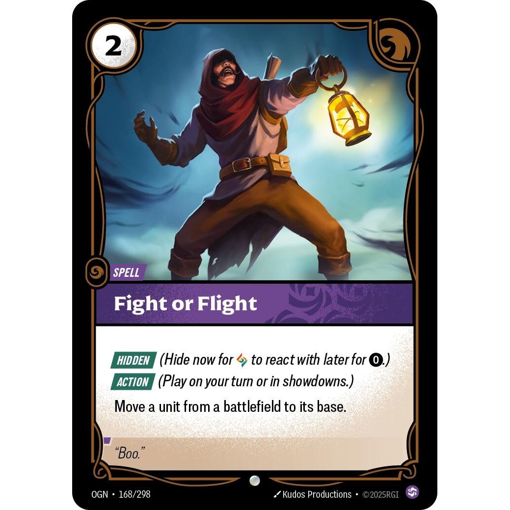 Image for Fight or Flight (168/298) (OGN) - Riftbound: League of Legends Trading Card Game