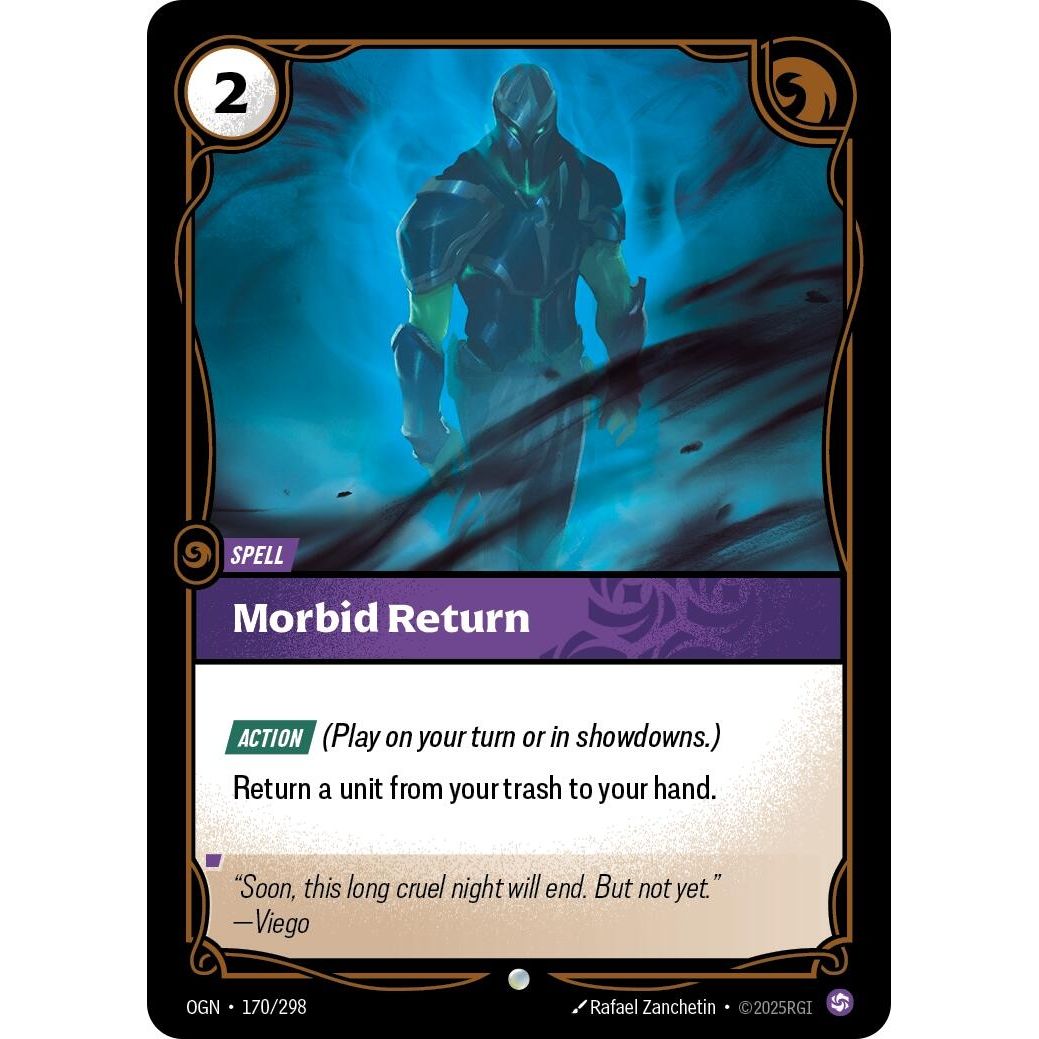 Image for Morbid Return (170/298) (OGN) - Riftbound: League of Legends Trading Card Game