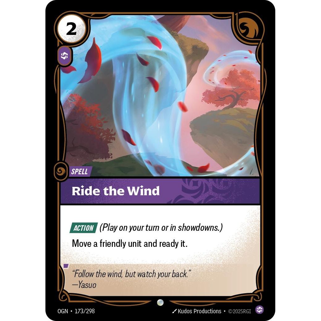 Image for Ride The Wind (173/298) (OGN) - Riftbound: League of Legends Trading Card Game