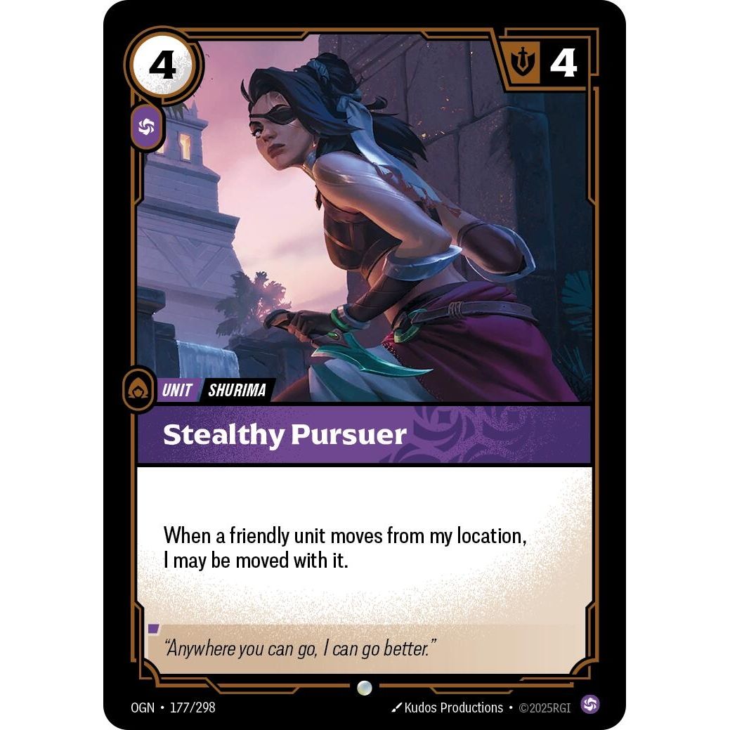 Image for Stealthy Pursuer (177/298) (OGN) - Riftbound: League of Legends Trading Card Game