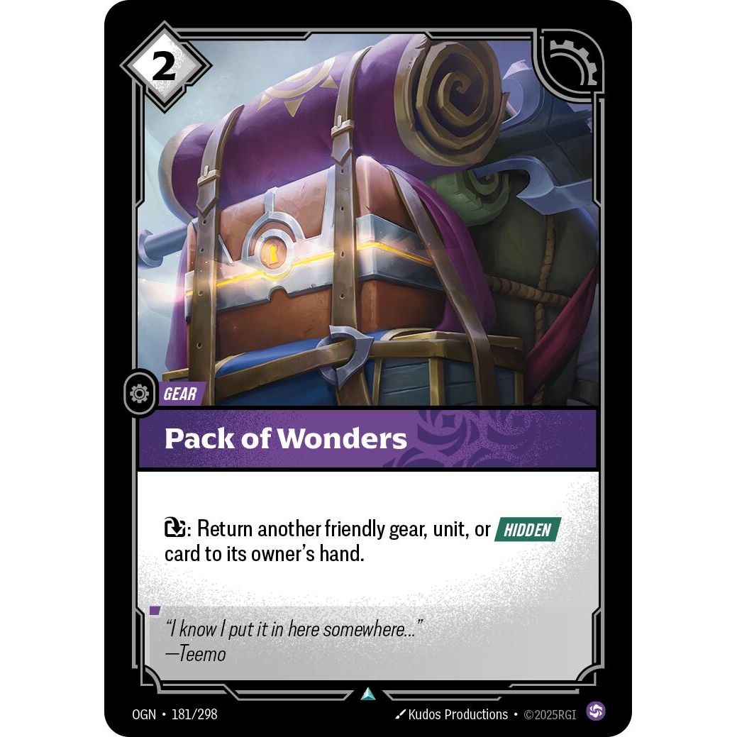 Image for Pack of Wonders (181/298) (OGN) - Riftbound: League of Legends Trading Card Game