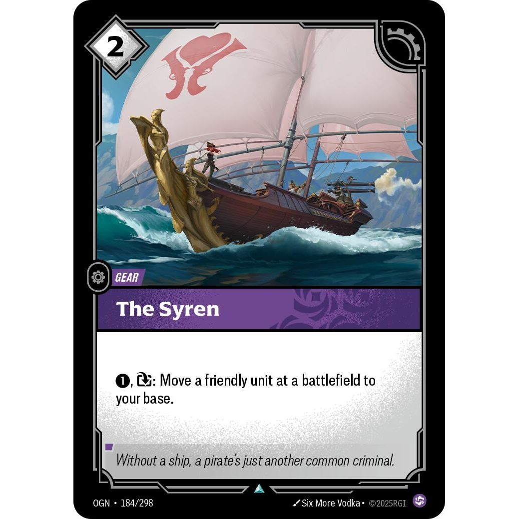 Image for The Syren (184/298) (OGN) - Riftbound: League of Legends Trading Card Game
