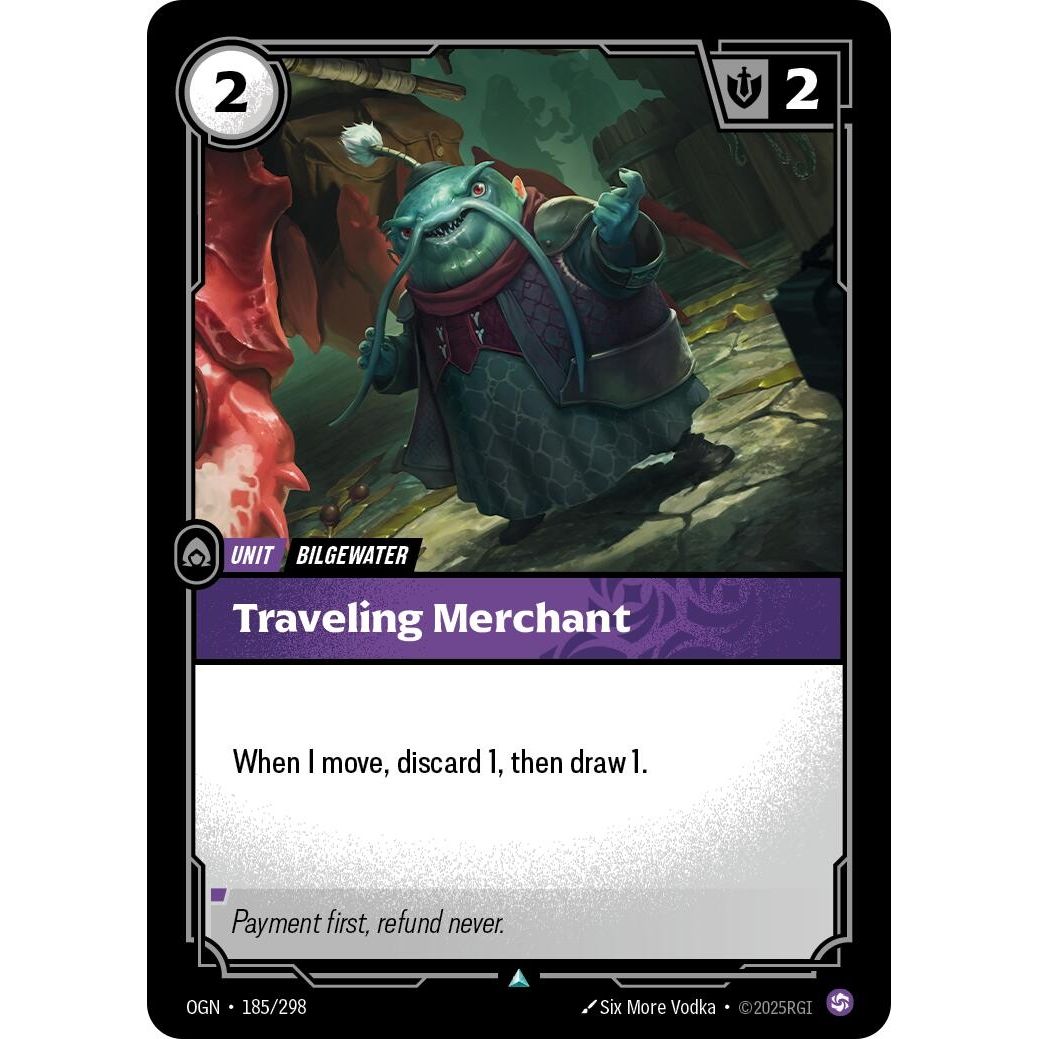 Image for Traveling Merchant (185/298) (OGN) - Riftbound: League of Legends Trading Card Game