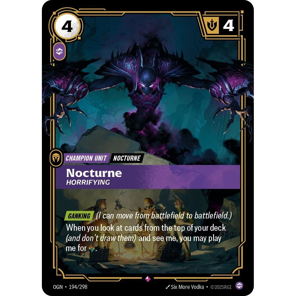 Image for Nocturne - Horrifying (194/298) (OGN) - Riftbound: League of Legends Trading Card Game