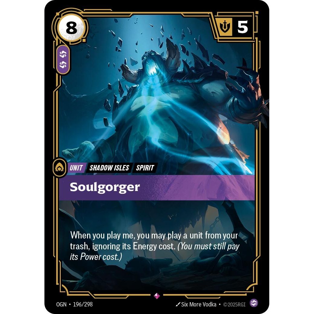 Image for Soulgorger (196/298) (OGN) - Riftbound: League of Legends Trading Card Game