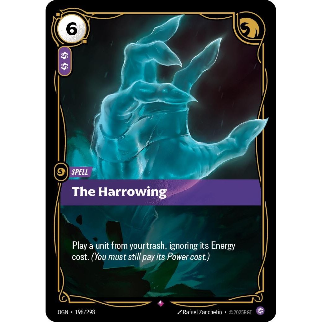 Image for The Harrowing (198/298) (OGN) - Riftbound: League of Legends Trading Card Game