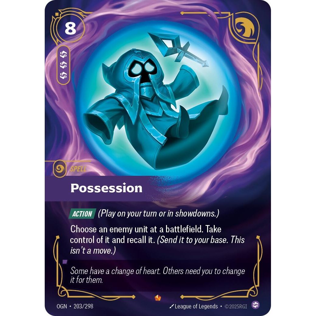 Image for Possession (203/298) (OGN) - Riftbound: League of Legends Trading Card Game