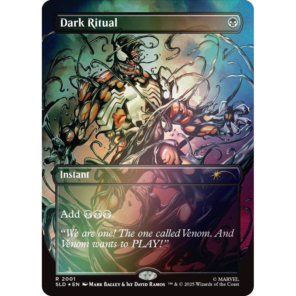Image for Dark Ritual (2001) (Rainbow Foil) (2001) (SLD) - Magic: The Gathering