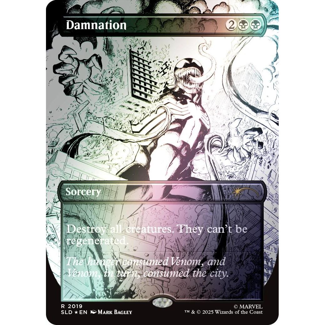 Image for Damnation (2019) (Rainbow Foil) (2019) (SLD) - Magic: The Gathering