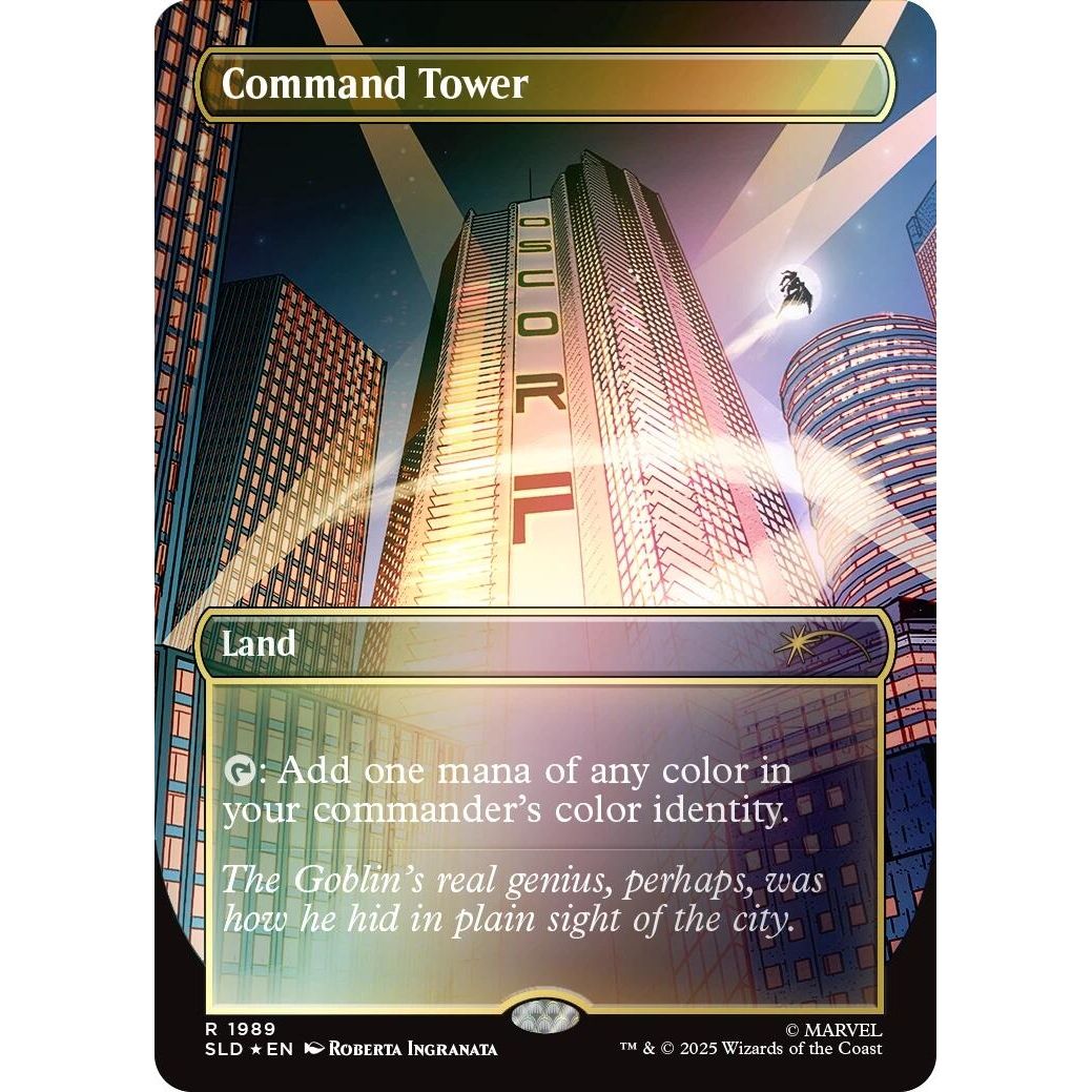 Image for Command Tower (1989) (Rainbow Foil) (1989) (SLD) - Magic: The Gathering