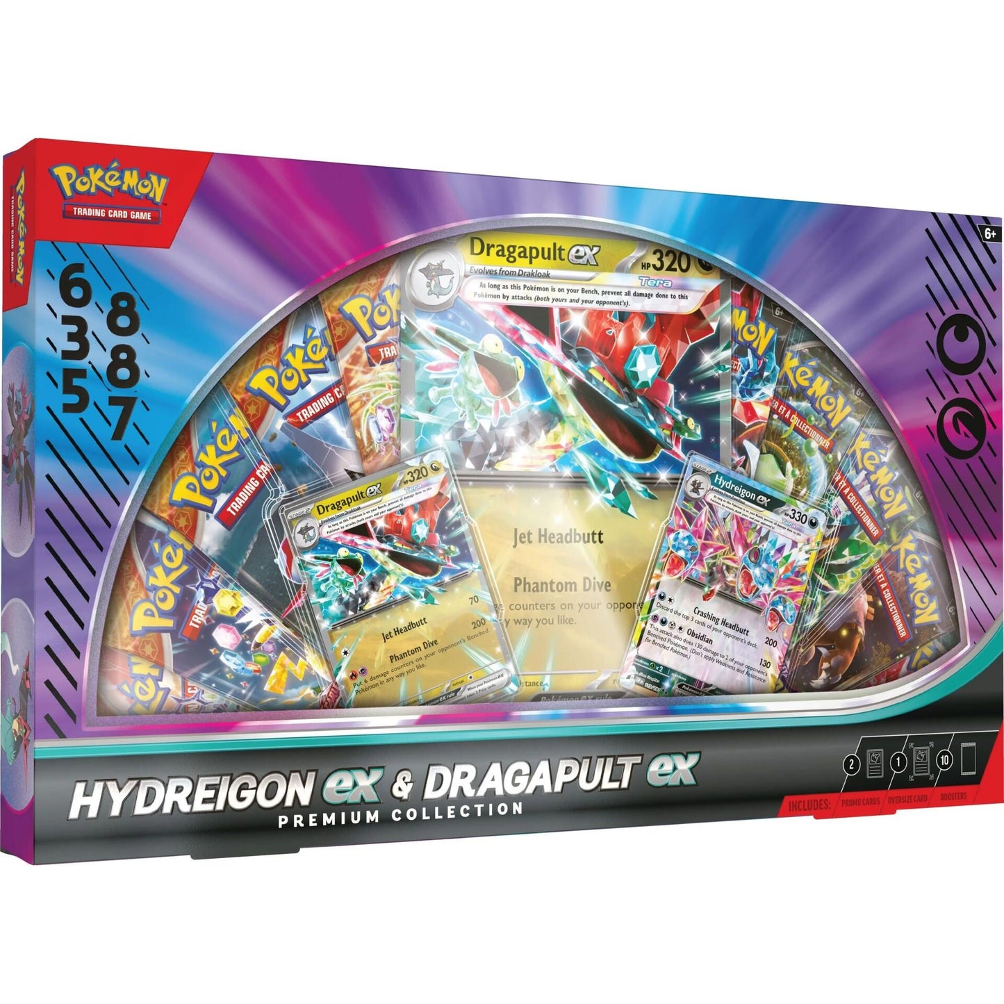 Image for Hydreigon ex & Dragapult ex Premium Collection - Pokemon