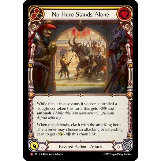 Image for No Hero Stands Alone (SUP020) (SUP) - Flesh and Blood TCG