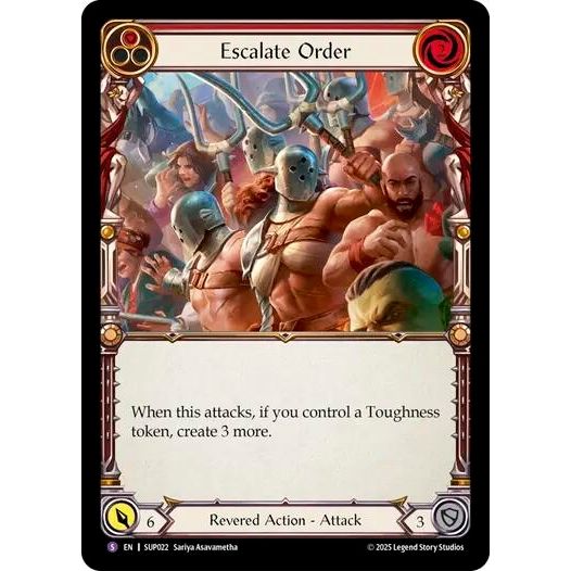 Image for Escalate Order (SUP022) (SUP) - Flesh and Blood TCG