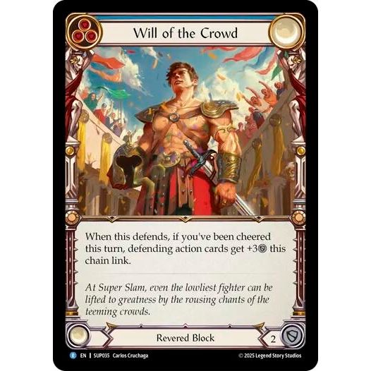 Image for Will of the Crowd (SUP035) (SUP) - Flesh and Blood TCG