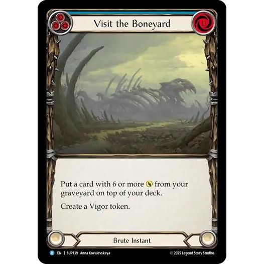 Image for Visit the Boneyard (SUP139) (SUP) - Flesh and Blood TCG