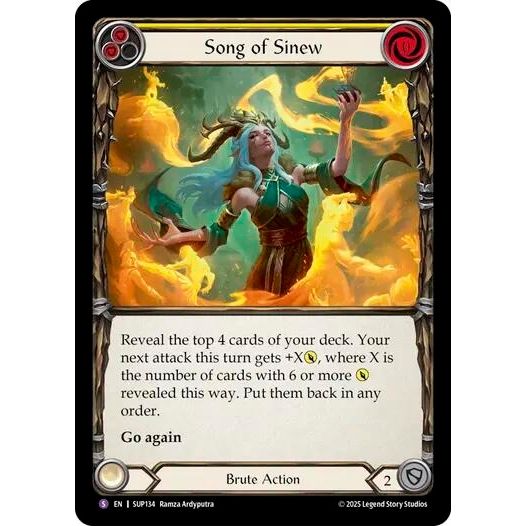 Image for Song of Sinew (SUP134) (SUP) - Flesh and Blood TCG