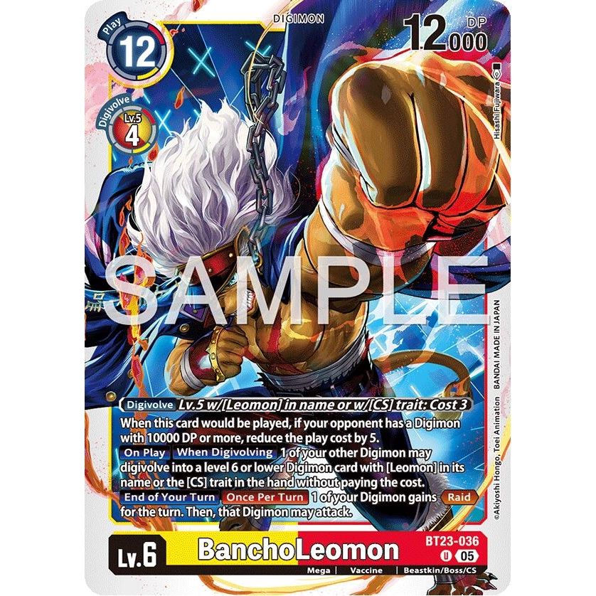 Image for BanchoLeomon (BT23-036 U) (BT-23) - Digimon Card Game