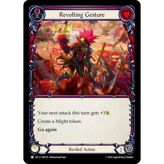 Image for Revolting Gesture (SUP119) (SUP) - Flesh and Blood TCG