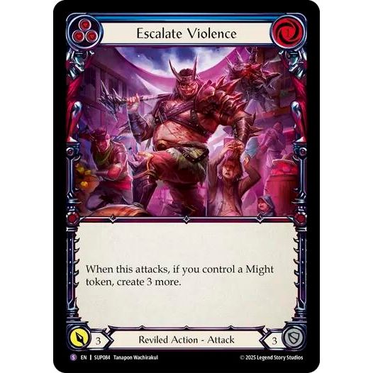 Image for Escalate Violence (SUP084) (SUP) - Flesh and Blood TCG