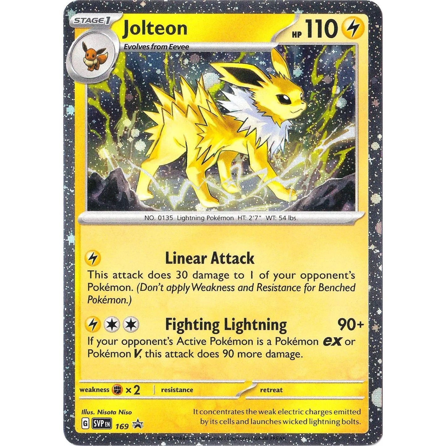 Image for Jolteon - 169 (Cosmos Holo) (135/165) (SVP) - Pokemon