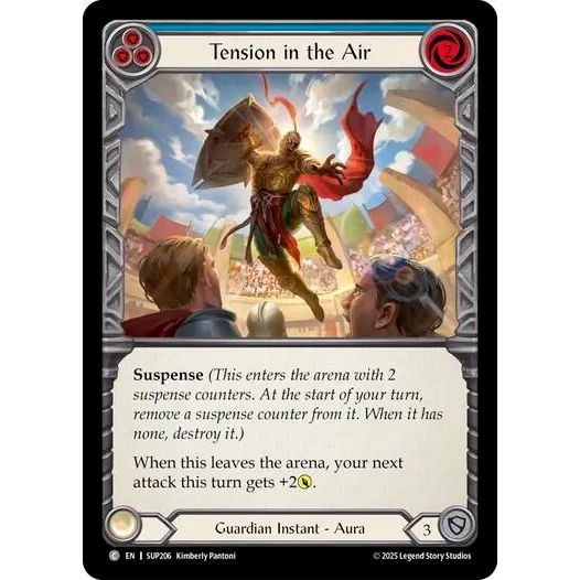 Image for Tension in the Air (Blue) (SUP206) (SUP) - Flesh and Blood TCG