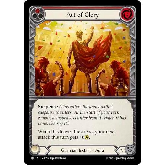 Image for Act of Glory (Red) (SUP195) (SUP) - Flesh and Blood TCG
