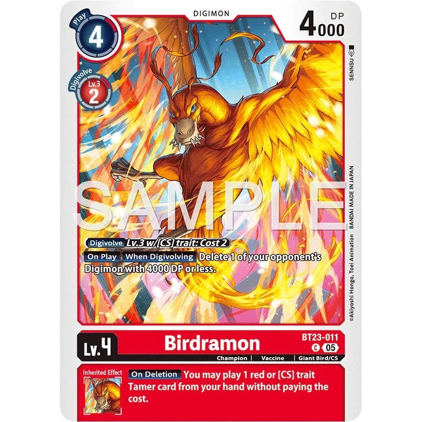 Image for Birdramon (BT23-011 C) (BT-23) - Digimon Card Game