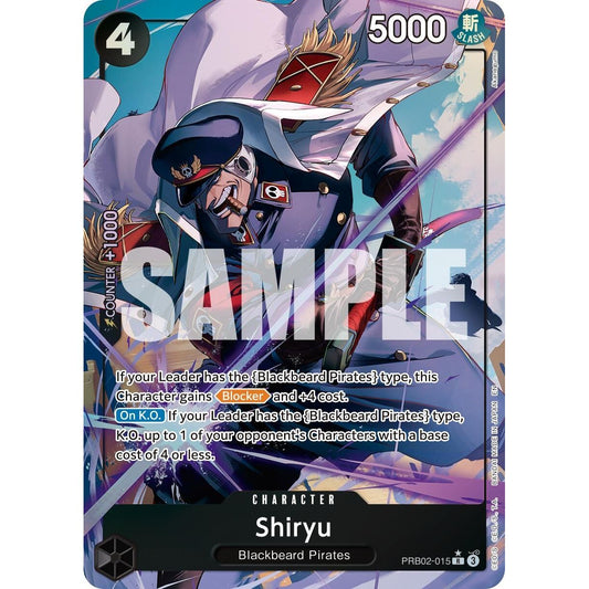 Image for Shiryu (Alternate Art) (PRB02-015) (PRB-02) - One Piece Card Game