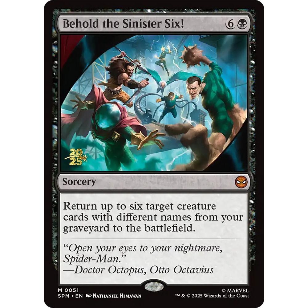 Image for Behold the Sinister Six! (51) (PRE) - Magic: The Gathering