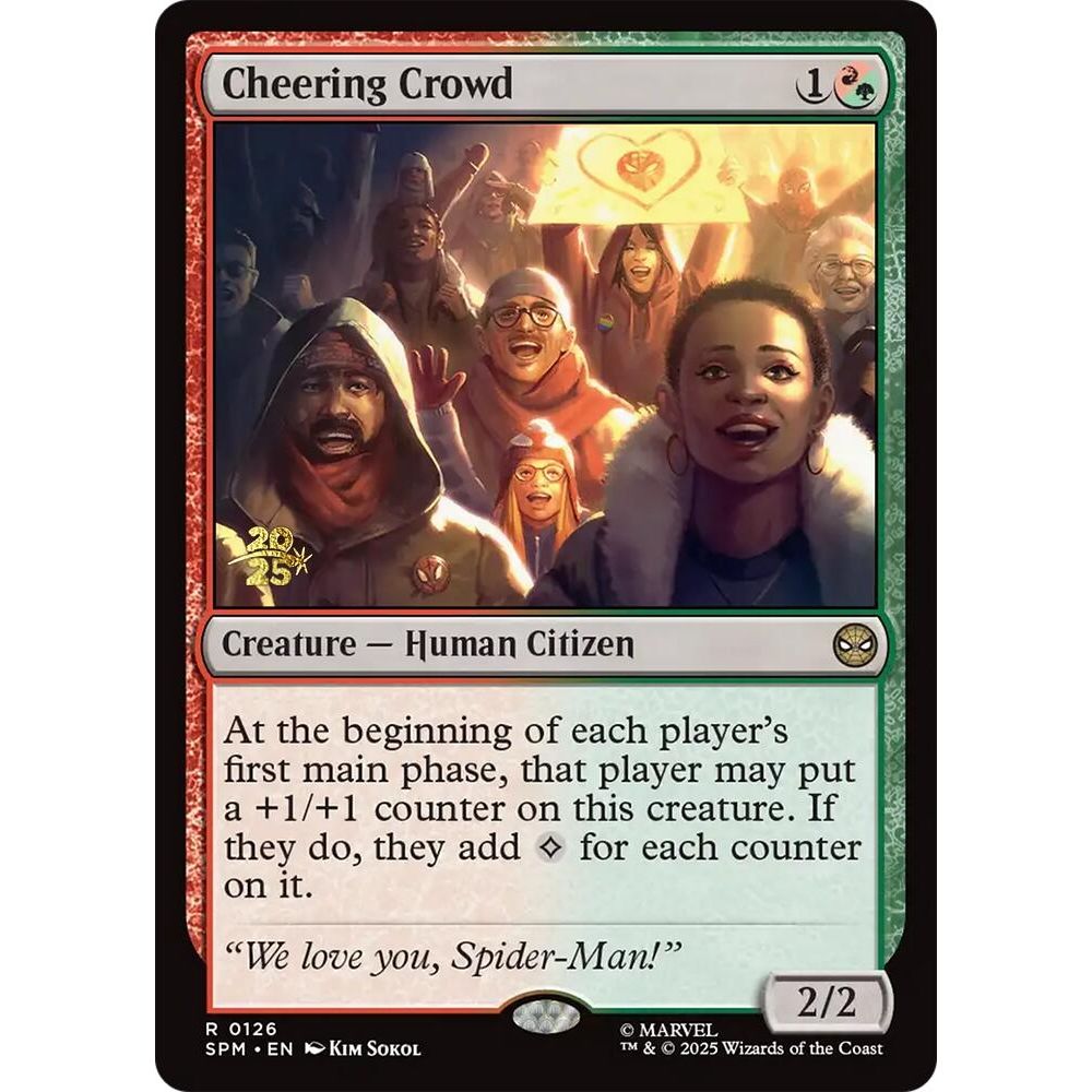 Image for Cheering Crowd (126) (PRE) - Magic: The Gathering