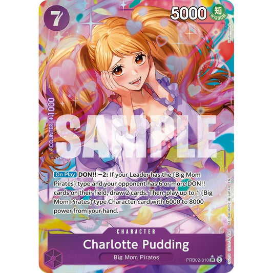 Image for Charlotte Pudding - PRB02-010 (Alternate Art) (PRB02-010) (PRB-02) - One Piece Card Game