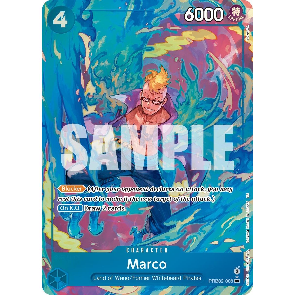 Image for Marco (Alternate Art) (PRB02-008) (PRB-02) - One Piece Card Game