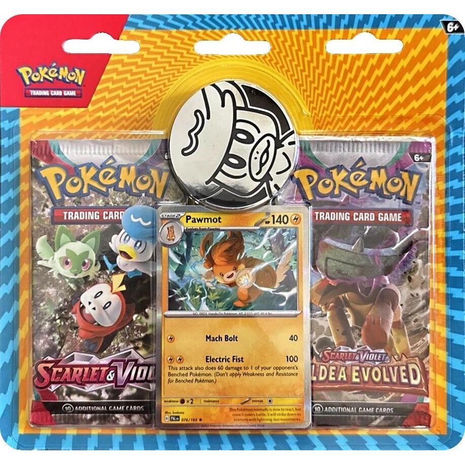Image for Checklane 2-Pack Blister [Pawmot] (3-tab) - Pokemon