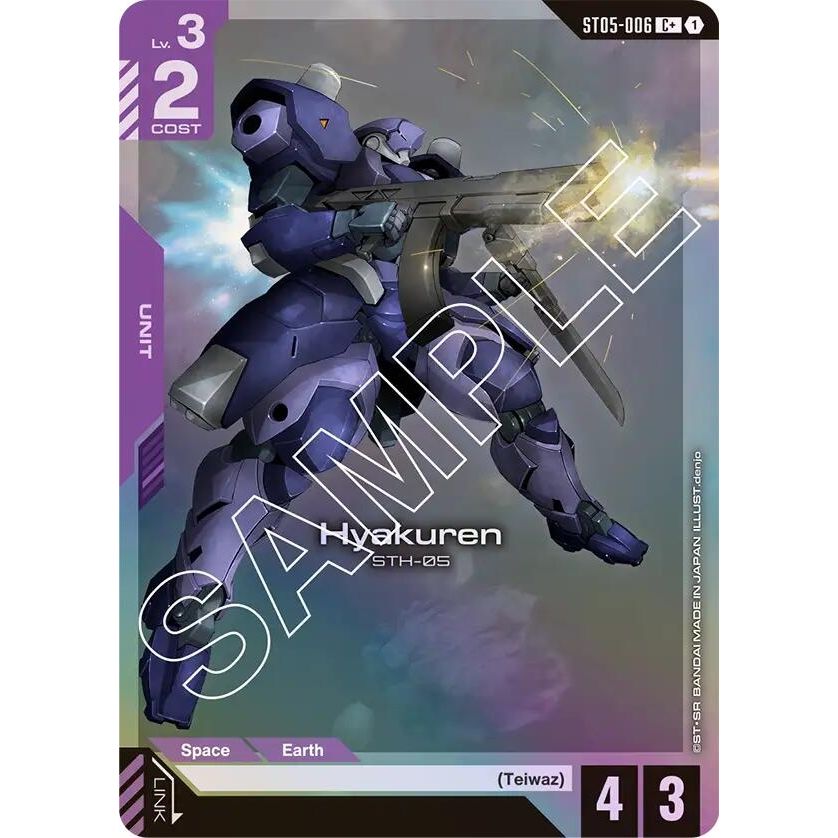 Image for Hyakuren (C+) (ST05-006) (ST05) - Gundam Card Game